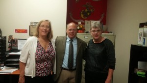 County of Riverside Dept. of Veteran Services with Jeannette Phillips and the Director Grant Gautsche 